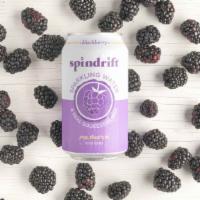 Spindrift Blackberry · Sparkling water made with real squeezed fruit.
