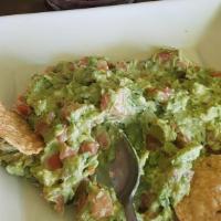 Side Guacamole & Chips. · Our Family recipe. Cantaritto's dip made from the best avocado. Mix with (Pico de Gallo), on...