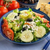 Salad · Romaine lettuce, Your choice of protein, veggies and dressing. . Flat bread on the side . * ...