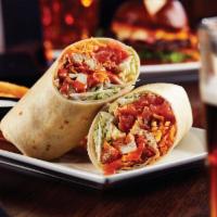 Buffalo Chicken Wrap · Lightly breaded chicken tossed in our mild buffalo sauce with shredded cheddar cheese, lettu...