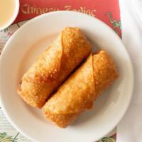 Egg Rolls (2) · Pork and vegetables (contains peanut)