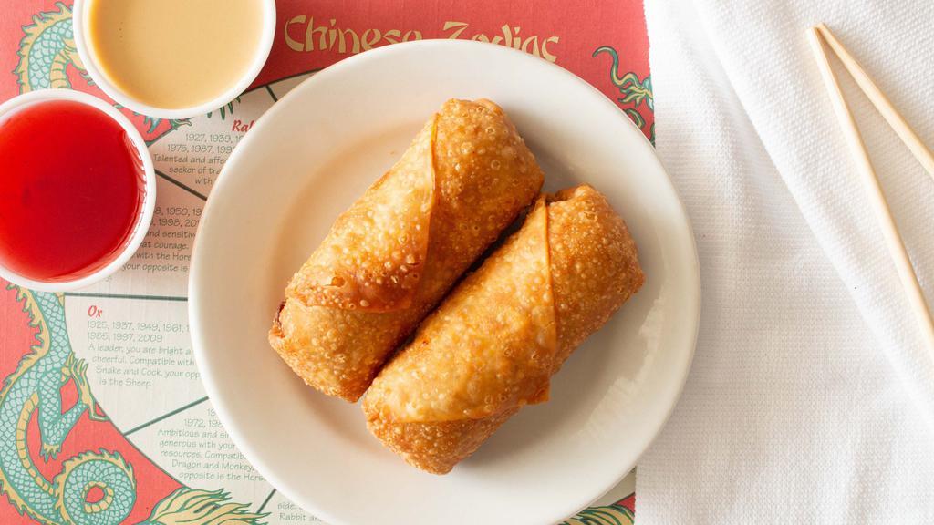 Egg Rolls (2) · Pork and vegetables (contains peanut)