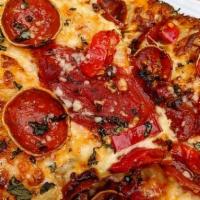 Detroit - Style Square Pizza (Small) · Vegan Cheese & Gluten Free Crust