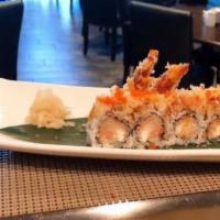 House Special Roll · Spicy. Holiday Roll Wrapped ,  Top w. Tempura Shrimp .)   Served w. Spicy Mayo & Eel Sauce &...