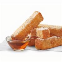 French Toast Dips® · 5-piece French Toast Sticks, sweetly sprinkled with powdered sugar, served with a side of sy...