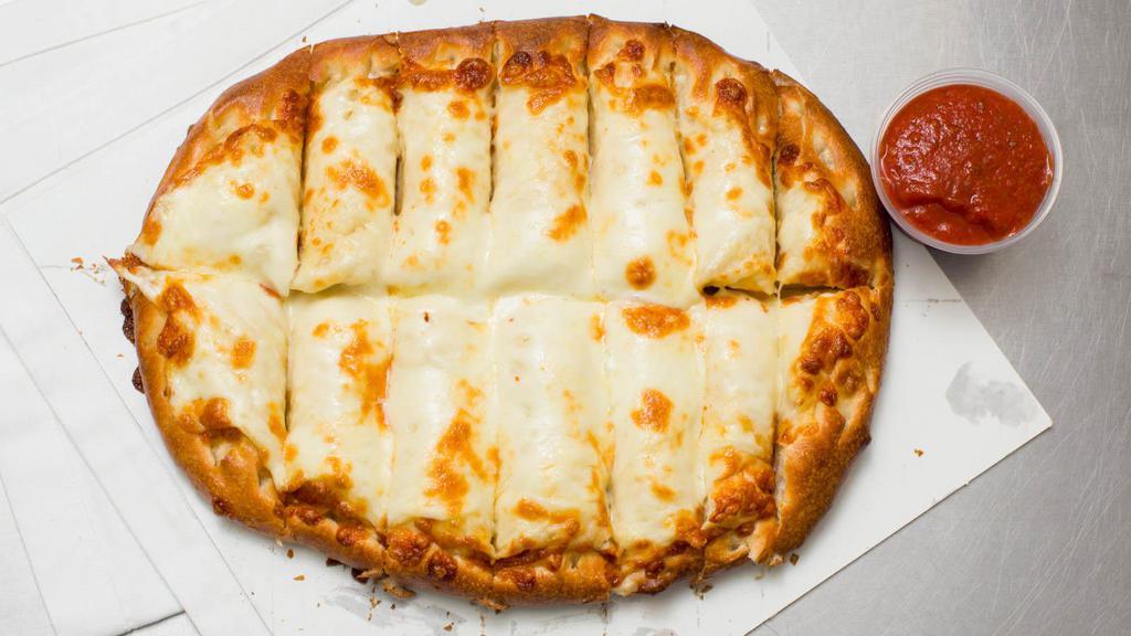 Cheese Bread · Baked dough with mozzarella cheese garlic butter and parmesan