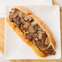 Provolone Cheese Steak Hoagie · Steak, grilled onions and provolone cheese.