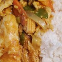 42 Chicken With Curry · Spicy.