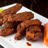 Smoke Fried Wings - Award Winning · choice of ‘good good’, buffalo, alabama white BBQ, bbq, apple sweet & sour, nashville hot, o...