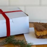 Coffee Cake Box · 4 slices of our famous coffee cake, quaintly packaged just for you!