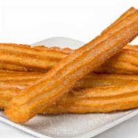 Churro (1) · Caramel, vanilla or plain.( Flavor Depending existence)