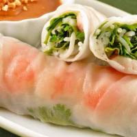 Fresh Roll Chicken · Carrots, cucumbers, steamed bean sprouts, steamed noodles ,fresh basil, lettuce, cilantro an...