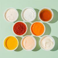 Flight Of The Dips · All 8 dipping sauces