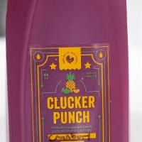 Clucker Punch Mixer · 64oz Seasonal Fruit Punch mix of Rhubarb with Pineapple, and Orange

Alcohol NOT included
