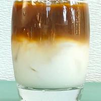 Latte · Shots pulled at a 1:3 Ratio. All sizes come standard with a 2oz espresso shot, topped off wi...
