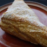 Apple Turnover - 苹果派 · Flaky puff pastry filled with apple filling. Vegan.
