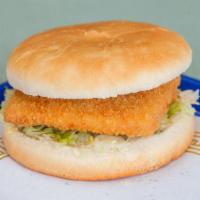 Fish Sandwich · Served with Lettuce and Tartar Sauce