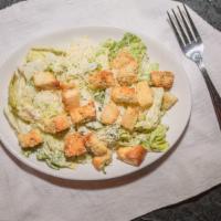 Caesar Salad · Mixture of iceberg and romaine lettuce, croutons, parmesan cheese and Caesar dressing.