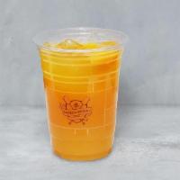 Flavor Du Jour Lemonade · We rotate mango, strawberry and other flavors. Surprise yourself.