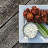 Maverick’S Wings · A pound of regular or boneless wings. Served with celery and ranch or bleu cheese. One flavo...