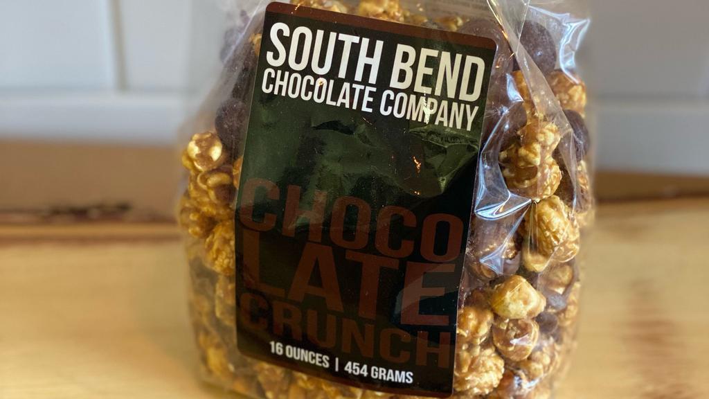 Chocolate Crunch  · For the chocolate lover!  Caramel corn coated with milk and dark chocolate and drizzled with milk chocolate.