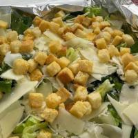 Caesar Salad · Romaine lettuce, croutons, parmesan tossed in Caesar dressing.