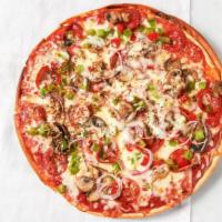 Create Your Own Gluten Free Crust Pizza · Our same delicious pizza recipes on a 10” gluten free crust with our house made plum tomato ...
