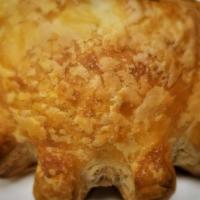 Almond Croissant - Bear Claw Style · A buttery, flakey, almond paste filled, delectable start to your day