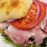 Ham Sandwich · Thinly sliced local Fischer Farms ham with your choice of bread and fixings