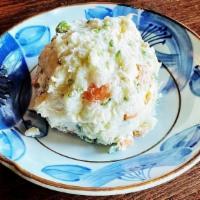 Japanese Potato Salad · japanese-style potato salad / cucumber / carrots / pickled mustard seeds / kewpie mayo