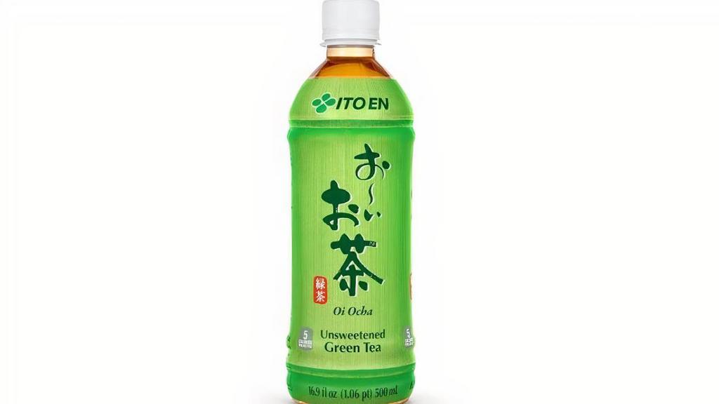 Itoen Unsweetened Green Tea Bottle · Oi Ocha Unsweetened Green Tea - Unsweetened and zero calories by Ito En. (16.9 fl oz Bottle)