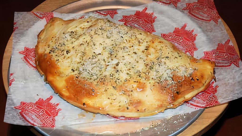 Veggie Make Your Own Calzone · Choose up to 4 Vegetable Toppings with Mozzarella Cheese and Marinara Sauce.