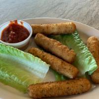 Fried Mozzarella Cheese Sticks · Served with ranch.