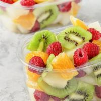 Fresh Fruit · Seasonal Fruit.  Choose a Cup or Bowl