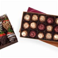 Be Mine Valentine Gift · Our Valentine’s Day sleeved Cherry Cordial Box (9.5 oz.) paired with a half-dozen Chocolate ...