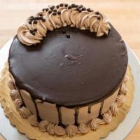 Triple Chocolate · Chocolate cake with chocolate mousse, lightly iced with house-made chocolate buttercream & f...