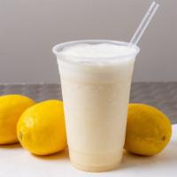 Lemon Chill · Water, half banana, lemonade powder, vanilla or strawberry protein. * 159-254 cal. 
 
*Prote...