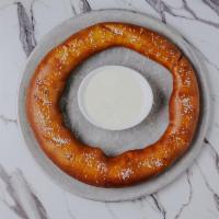 Big Buoy Pretzel · served with queso cheese sauce