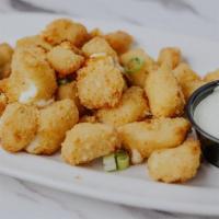 Sconny Cheese Curds · served with jalapeno ranch and marinara dipping sauce
