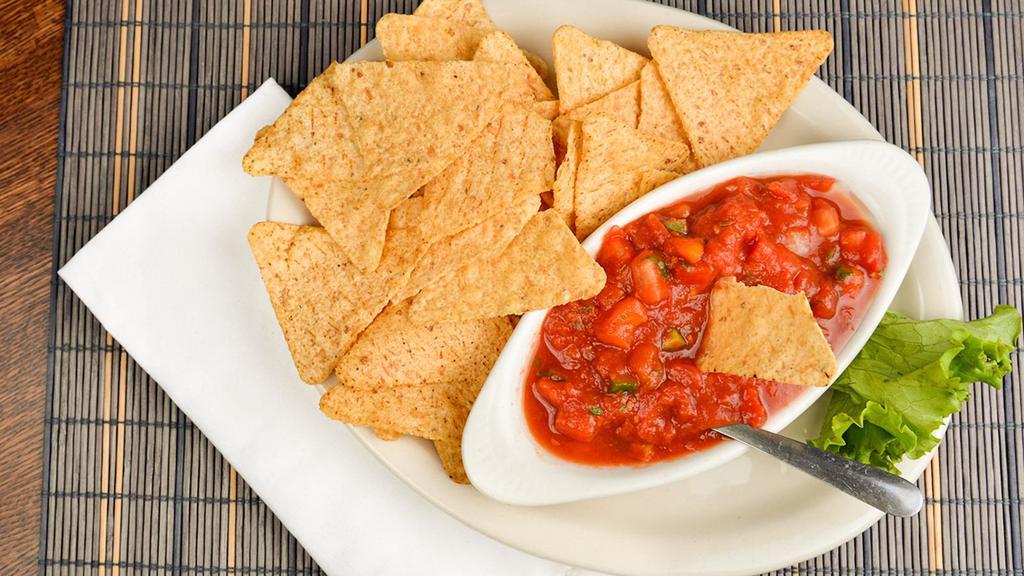 Chips And Salsa · Our homemade salsa served with house fried tortilla chips