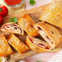 Large Stromboli · Authentic 90-year-old recipe with fresh ingredients. All Stromboli's come with marinara dipp...