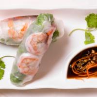 Fresh Roll (2P) · Garden rolls with shrimp, pork, lettuce, sprout and vermicelli. Served with hoisin sauce top...