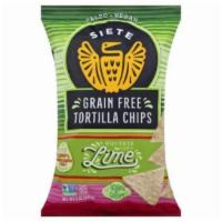 Siete Lime Tortilla Chips (5 Oz) · The Siete Lime Grain Free Tortilla Chips are amazingly Light, Crispy, and are also Grain Fre...