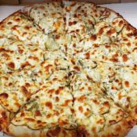 Large Cheese Pizza · Choice of 10 slices of original round, thin crust or deep dish.