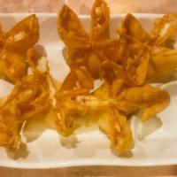 Fried Crab Meat Rangoon (6) · 6 pieces.