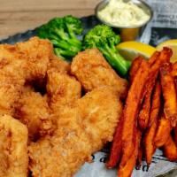 Fish & Chips · Hand Breaded Cod Fillets Deep Fried and Served with a Choice of Side
