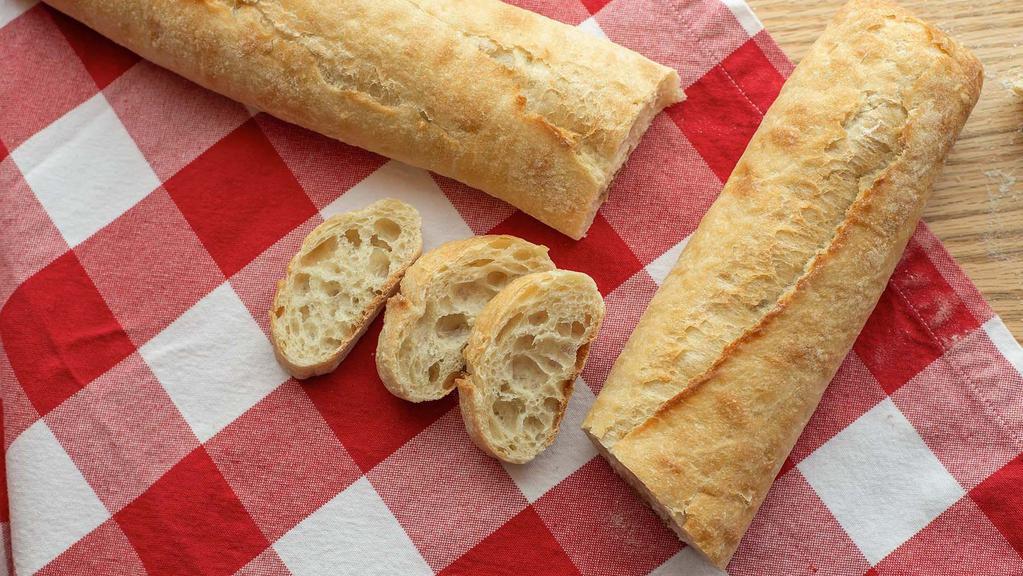French Baguette Loaf · Vegan | Classic French baguette baked daily.