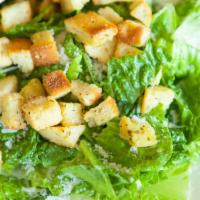 Caesar Salad · GFO | Romaine, housemade croutons, Grana Padano cheese and Caesar dressing on the side. 
*fo...