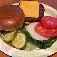1/2 Lb Goldie Burger · For the hearty appetite, a char-broiled 1/2 Lb ground round burger sure to please your taste...