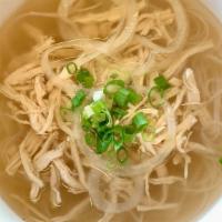 Pho Ga（越南鸡肉粉） · Shredded chicken breast served in our homemade beef broth, rice noodles, onions, and garnish...